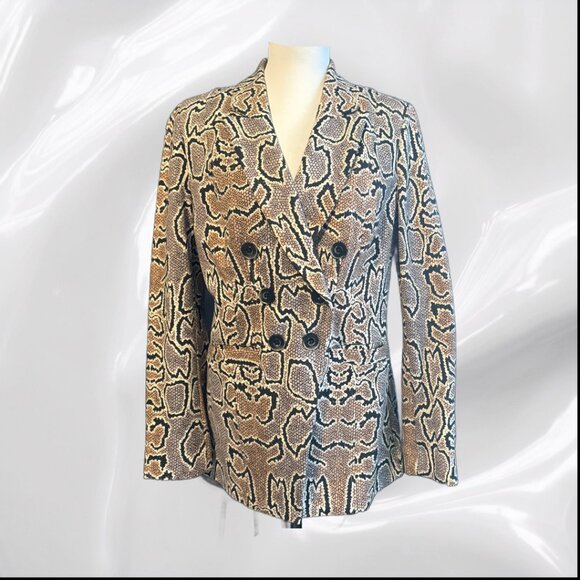 CAbi Jackets & Blazers - CAbi Python Blazer #3733 Size 8